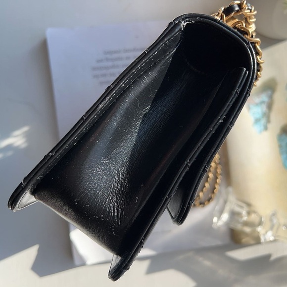 Chanel Calfskin Quilted Mini Vintage Flap with Adjustable Strap Black - Picture 6 of 11